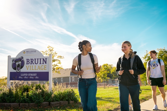 student on BU campus