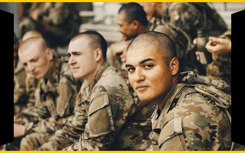 photo of three Army soldiers