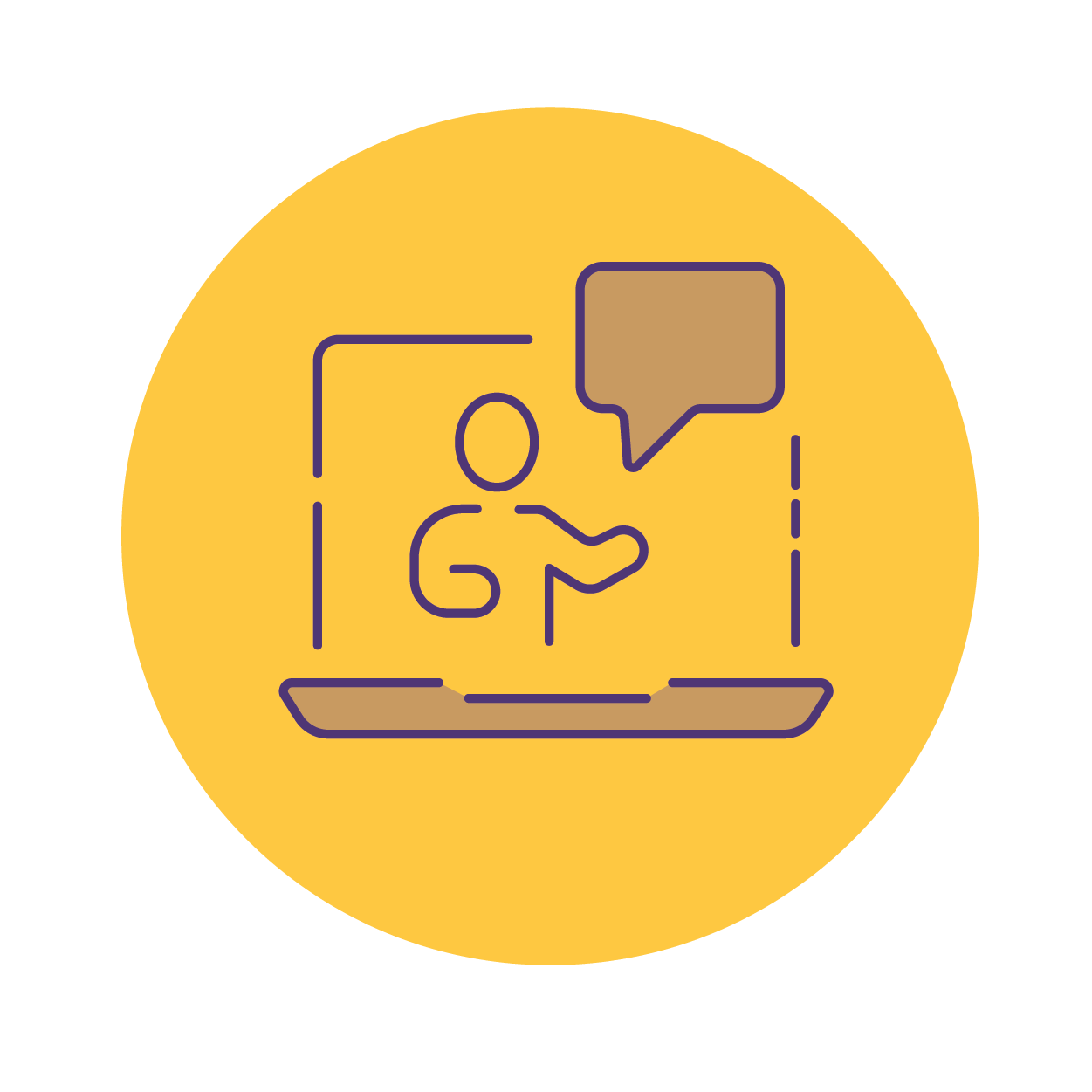 Online Zoom Icon