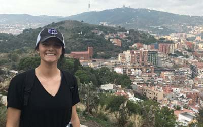 Kaite Franzen in Barcelona