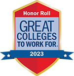 Great Colleges to Work For Honor Roll badge